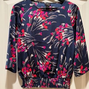 NEVER WORN colorful, floral blouse